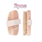 Dry Body Brushes, Exfoliating Body Scrubbers, Natural Bristles for Dry Skin, Improve Circulation, Stop Ingrown Hairs
