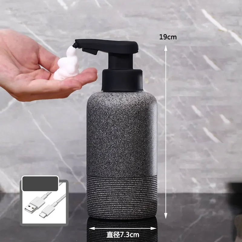 Automatic induction hand sanitizer bottle household smart foam mobile phone electric foaming bottle induction hand sanitizer