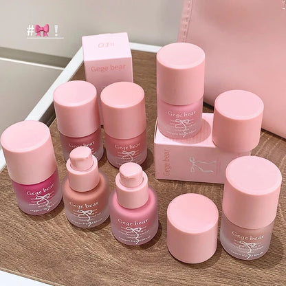 Blushimmer Gege Bear Light Blush liquid moisturizing blush with natural rouge, brightening and whitening effects.
