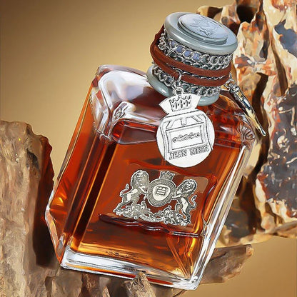 Blushimmer Oud Wood Milk perfume spray for men, featuring sandalwood notes and pheromones, designed to attract women and last long.