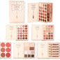 Blushimmer makeup magic book with eyeshadow, lip gloss, blush, and highlighter, perfect for holiday parties and gifting.