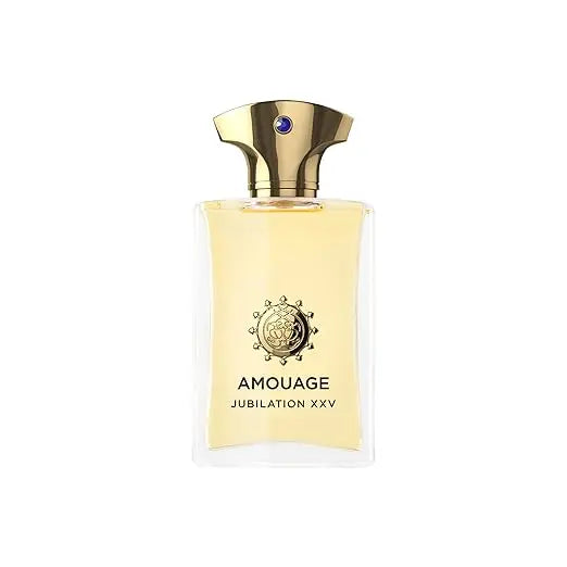 Amouage Retirement XXV men's Eau de Parfum 100ml bottle with elegant design, showcasing luxurious fragrance packaging.