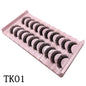 Blushimmer Russian strip false eyelashes, 25mm 3D mink volume lashes, fluffy natural-looking dramatic false eyelashes for makeup.