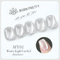 Blushimmer BORN PRETTY 10ml Fruit Purple Grape Cat Magnetic Gel Nail Polish with glass beads and whitening guava effect.