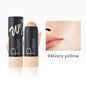 Full Coverage Lightweight Foundation Stick Contour Face Makeup Lasting Nude Foundation Base Hide Blemish Bronzer Cosmetics Brush