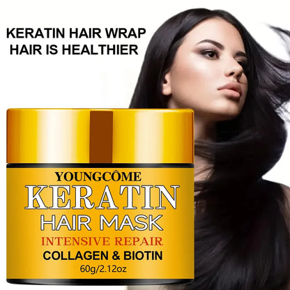 Hair Repairs Hair Mask Biotin Collagen Keratin Treatment Hairs Conditioner Hair Essential Oil Nourishing for Dry Damaged