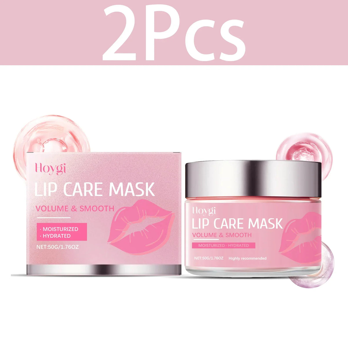 Blushimmer HOYGI Sleep Lip Mask with deep hydration, exfoliation, and moisturizing for soft, smooth, and crack-free lips.