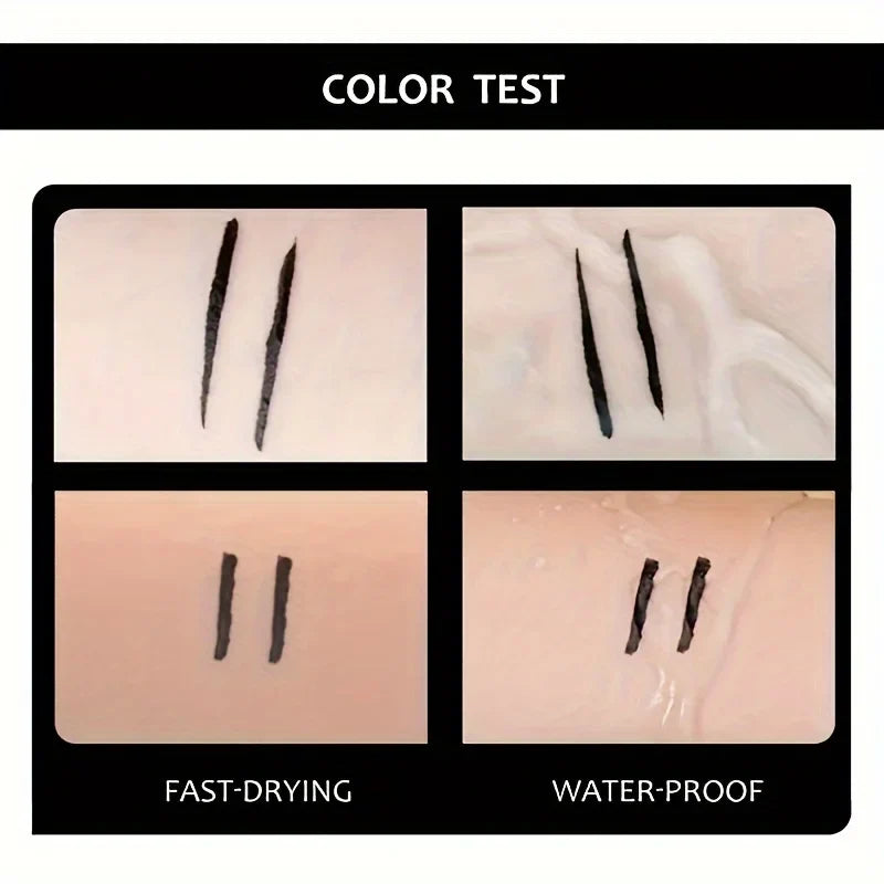 Blushimmer waterproof liquid eyeliner pen with quick-dry, long-lasting matte finish, smudge-proof eye makeup tool.