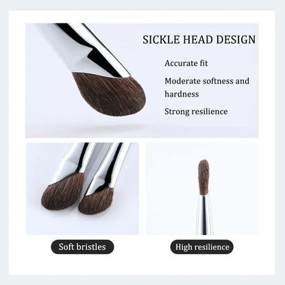 Blushimmer 3D Contour Nose Shadow Brush, angled makeup tool for contouring and highlighting, portable and ideal for beginners and professionals.