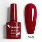 Venalisa Blushimmer glitter nail gel polish in pink nude, full coverage soak-off UV/LED French manicure, showcasing shimmering finish.
