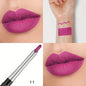 Blushimmer waterproof matte lipliner pencil in red, featuring long-lasting, moisturizing lipstick with contour tint for smooth lips.