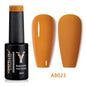 Blushimmer YOKEFELLOW 10ml translucent pink gel nail polish in a jar, showing the high-quality soak-off UV gel varnish.