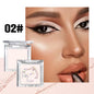 Long Lasting Matte highlights with eyeshadow tray - Shiny glitter for natural contours of all skin tones, orange and white