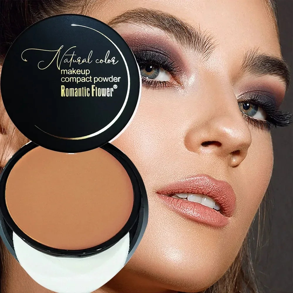Blushimmer 6-color bronze powder set for dark skin, includes foundation, concealer, and highlighter for 3D face contouring.