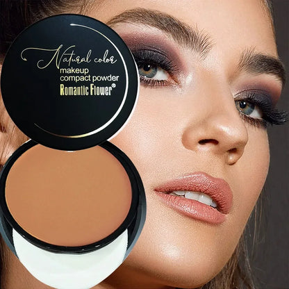 Blushimmer 6-color bronze powder set for dark skin, includes foundation, concealer, and highlighter for 3D face contouring.