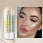 Blushimmer 3D face highlighter stick with 6 colors, contour, bronzer, and shimmer for natural glow and makeup enhancement.