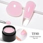 Milky White Nail Extension Gel Clear Nude Building UV Gel For Nails Finger Extensions Form Tips French Nails Manicure Nail Art