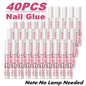 Nail Glue Remover for Press on Nails, 50ML Nail Glue Remover for UV Nail Glue, Non acetone Gentle Glue Off for False Nails Glue