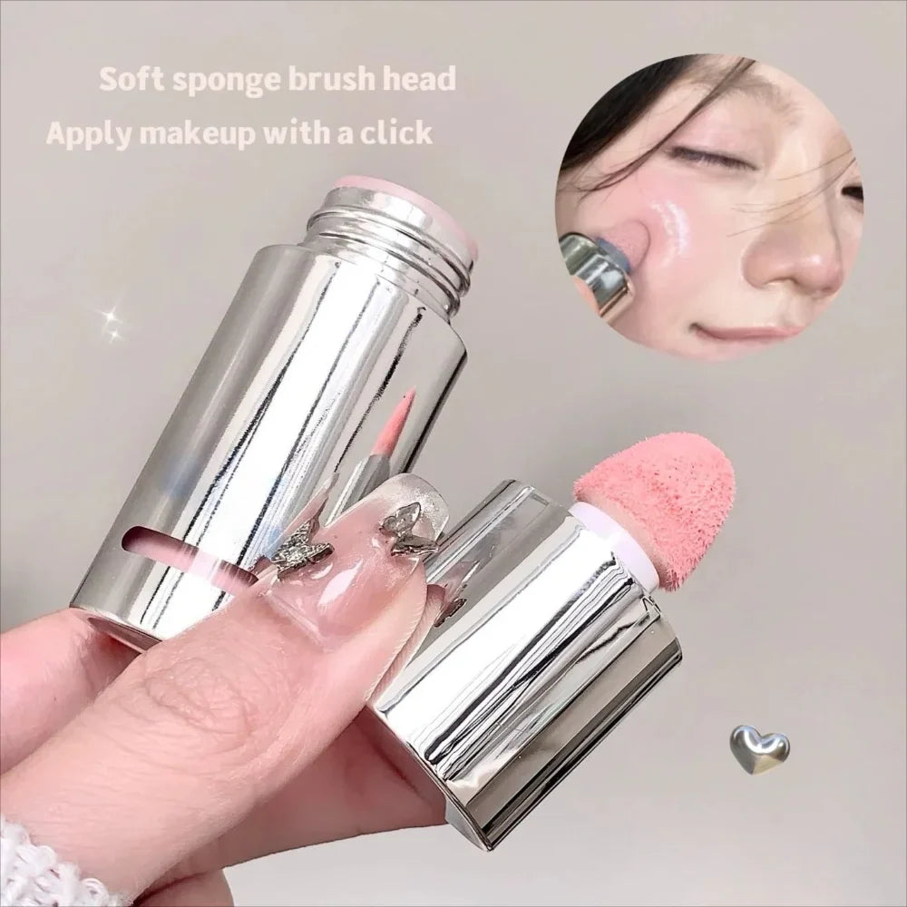 Blushimmer Vitality Liquid Blush & Lip Tint in water glow formula, easy to blend, for lips and cheeks, unisex, long-lasting.