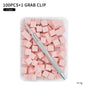 Blushimmer square nail art sponge set with gradient nail brushes and gel polish design for manicure applications.
