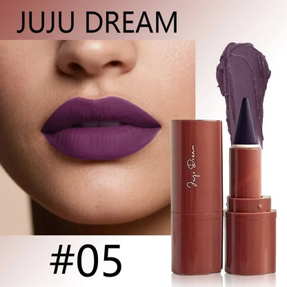 Blushimmer tapered gradient lip liner in matte black and brown, waterproof, non-sticky contouring lip crayon, lip makeup.