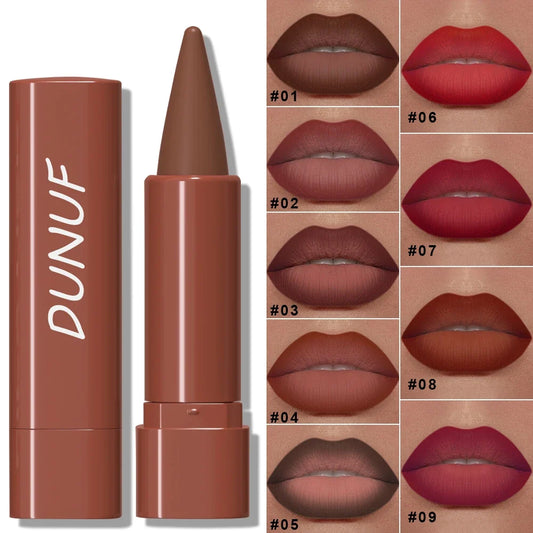 Blushimmer gradient lip liner pen with matte velvet finish, smooth application for defined, elegant lips.
