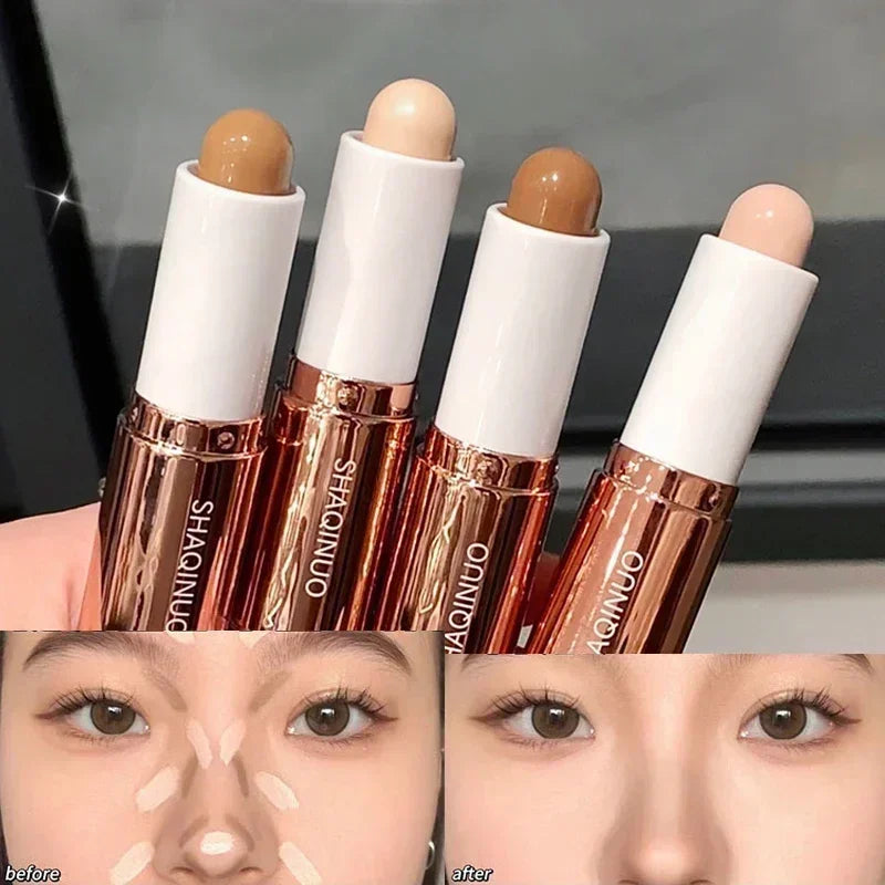 Highlighting&Bronzer Stick Face Brightening Shaping Concealer Pencil 3D Long Lasting Corrector Nose Shadow Contouring Cosmetics