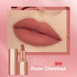 Blushimmer O.TWO.O Matte Lipstick Lip Tint in various vibrant shades, waterproof, long-lasting, non-transfer, smooth, highly pigmented.