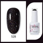 Blushimmer Clou Beaute 15ml red, black, white, green neon gel nail polish with velvet top coat, semi-permanent varnish, colorful nail art