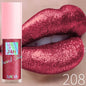 Blushimmer 18-color diamonds glitter liquid lip gloss with pearl shine, long-lasting waterproof lipstick, sparkling lip makeup for women.