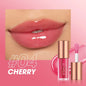 Blushimmer O.TWO.O Lip Oil Gloss with shiny, water-like finish, glitter accents, and moisturizing, non-sticky lip plumper and balm.