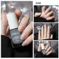 Blushimmer no-bake nail polish with glitter sequins, quick dry UV varnish, and nail art tools for easy at-home nail designs.