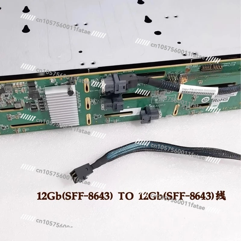 12 24-bay 3.5-inch Hard Drive Cage Hot-swappable 12Gb Expansion Storage SAS/SATA