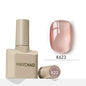 Blushimmer MAYCHAO 12ml jelly gel nail polish top coat in a clear bottle, UV LED soak-off gel for long-lasting manicures