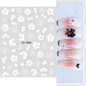Black and white Blushimmer nail art stickers featuring sexy woman and girl designs for press-on nails and nail decoration.