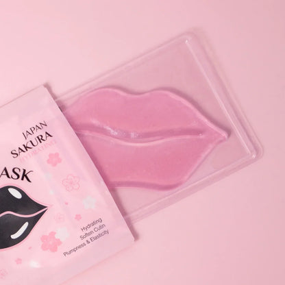 Blushimmer LAIKOU lip mask set with moisturizing, hydrating gel patches for repairing and softening lips.