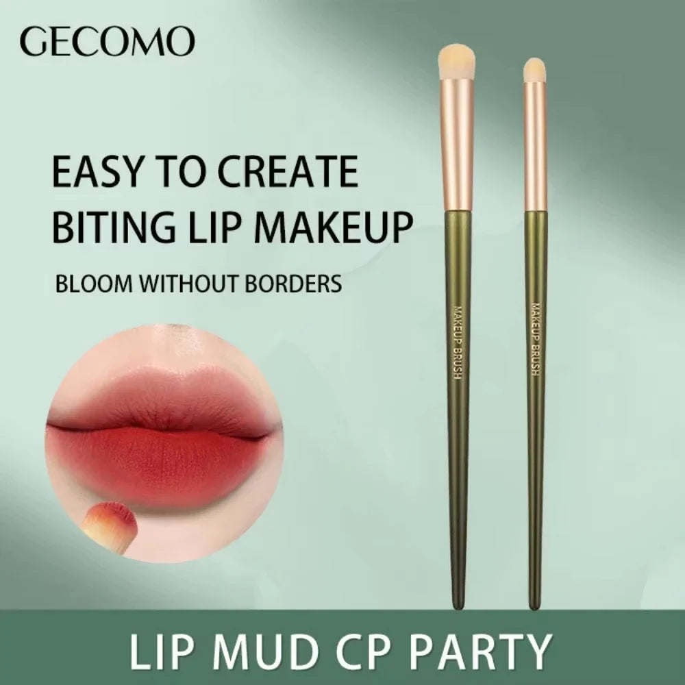Blushimmer GECOMO round head lipstick lip brush for makeup, with a soft, multi-function concealer and lipstick coloring tool.