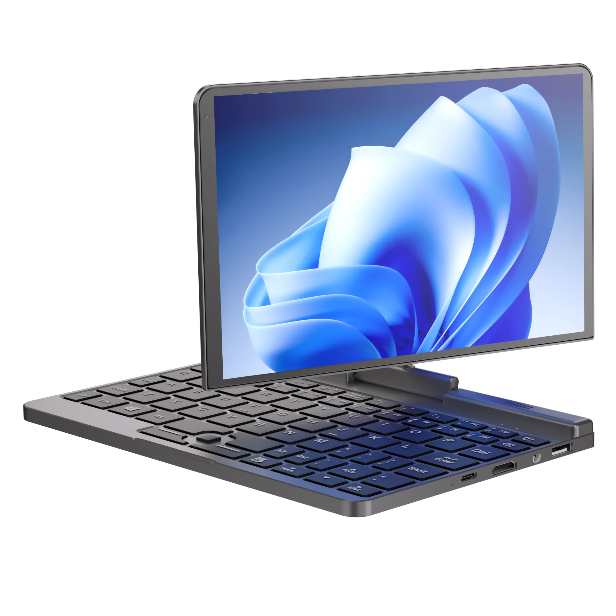 12th Generation Mini Laptop Intel N150 Quad-Core 8-inch Touch Screen Type-C Charging Port for Office and Entertainment Portable