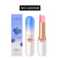 Blushimmer OMGA color-changing lip balm in peach flavor, moisturizing and waterproof jelly lipstick for smooth, hydrating lips.