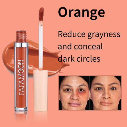 Blushimmer liquid concealer for face contour and dark circle coverage, featuring a skin-tone correcting makeup foundation.