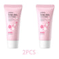 Blushimmer Laikou Sakura Facial Cleanser bottle with pink cherry blossom design, showcasing gentle face wash for deep pore cleansing.