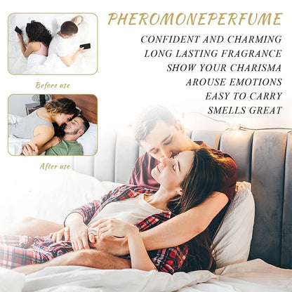 Blushimmer 90ml seductive pheromone perfume spray for men, long-lasting charming scent to attract women and enhance flirting.