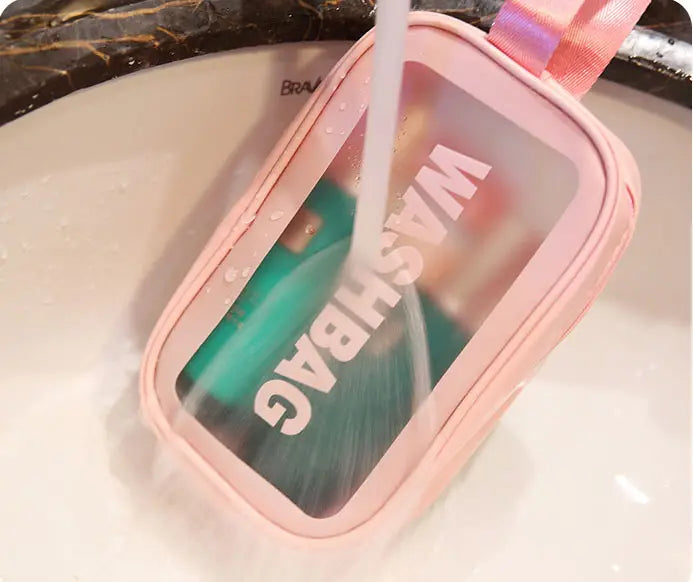 Portable Transparent Travel Organizer Bag for Women