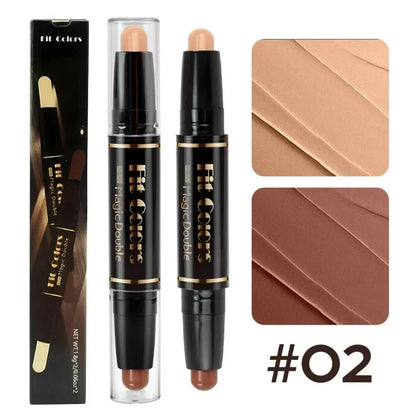 Highlighting&Bronzer Stick Face Brightening Shaping Concealer Pencil 3D Long Lasting Corrector Nose Shadow Contouring Cosmetics