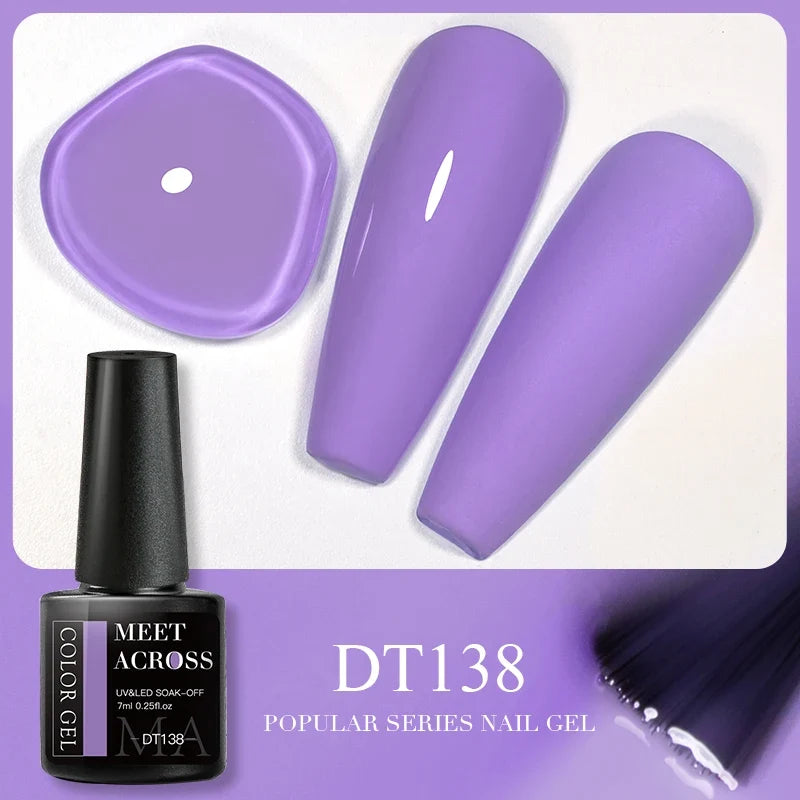 Blushimmer Meet Across pink dried flower gel nail polish with natural fairy flower design, UV and LED soak-off nail art gel.
