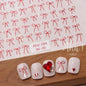 3D Small Bow Ribbon Bowknot Y2K Nail Sticker MIni Kawaii Japanese Adhesive Decals Nail Art Manicure Decorations DIY