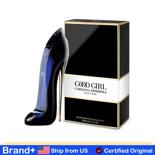 Carolina Herrera Good Girl women's dark EDP spray with 80ML bottle, long-lasting natural perfume cologne, by Blushimmer