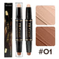 Highlighting&Bronzer Stick Face Brightening Shaping Concealer Pencil 3D Long Lasting Corrector Nose Shadow Contouring Cosmetics