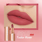 Blushimmer O.TWO.O matte lipstick lip tint in vibrant color, waterproof, long-lasting, highly pigmented, smooth velvet finish.