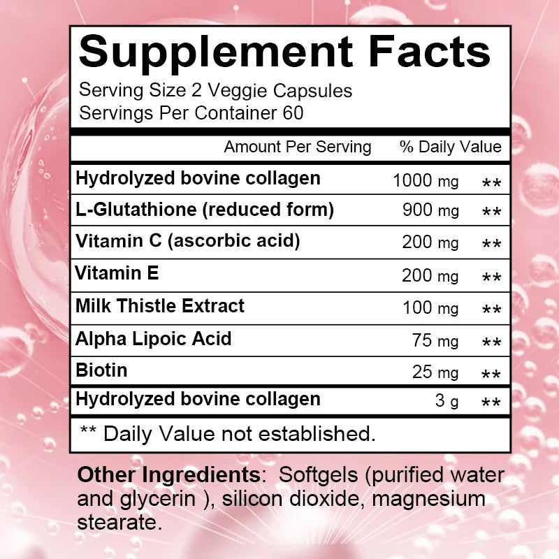 Daitea Hydrolyzed Collagen Supplement – Supports Healthy Skin, Joints, Hair, Nails - Antioxidant - Dietary Supplement
